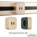 Розетка 2xUSB на треке Arte Milano Am-track-sockets 380022TS/USBx2 Gold