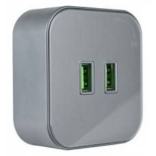 Розетка 2xUSB на треке Arte Milano Am-track-sockets 380022TS/USBx2 Grey