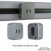 Розетка 2xUSB на треке Arte Milano Am-track-sockets 380022TS/USBx2 Grey