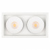 Встраиваемый светильник Arlight CL-SIMPLE-S148x80-2x9W Warm3000 (WH, 45 deg) 026876