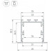 Профиль встраиваемый Arlight SL-LINIA 041876