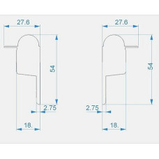 Набор из 10 заглушек для профиля Deko-Light R-EL-03-10 979710