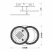 Накладной светильник Escada Mira 10214/2LED