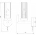 Бра Eurosvet Arganie 60133/1 серебро