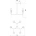 Люстра на штанге Eurosvet Prism 60143/6 латунь