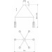 Подвесная люстра Eurosvet Gilian 60163/6 никель