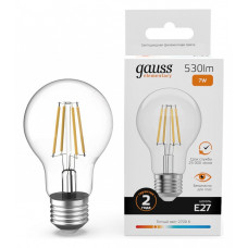 Лампа светодиодная Gauss Filament Elementary E27 7Вт 2700K 22217