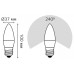Лампа светодиодная Gauss 332 E27 6Вт 4100K 33226