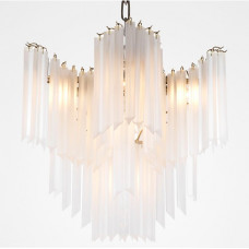 Подвесная люстра Imperiumloft Chandelier Pulsar White Glass 40.2107