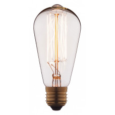 Лампа накаливания Loft it Edison Bulb E27 40Вт 2400-2800K 1007-67735