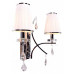 Бра LUMINA DECO Glamour LDW 66247-2 WT+CHR