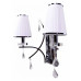 Бра LUMINA DECO Glamour LDW 66247-2 WT+CHR