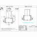 Люстра на штанге iLamp King RM6201-8P CR+CL