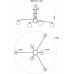 Люстра на штанге MyFar Stacy MR1012-6C