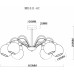 Люстра на штанге MyFar Marsel MR1611-6C