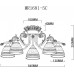 Потолочная люстра MyFar Nile MR1681-5C