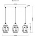 Подвесной светильник MyFar Huston MR1691-3P