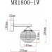 Бра MyFar Gloria MR1800-1W