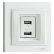 Розетка USB Mono Electric Despina 102-170005-178