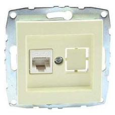 Розетка Ethernet RJ-45 без рамки Mono Electric Despina / Larissa 500-001705-125