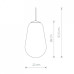 Плафон стеклянный Nowodvorski Cameleon PEAR M TR/G 8533