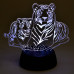 Зверь декоративный Uniel ULI-M508 RGB/3AA TIGER FAMILY/BLACK UL-00008403