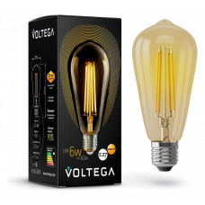 Лампа светодиодная Voltega Loft Led E27 6Вт 2800K 5526