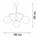 Люстра на штанге Vitaluce V47150 V47150-8/3PL