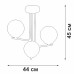 Люстра на штанге Vitaluce V49420 V49420-8/3PL