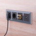 Розетка с заземлением и с шторками и 2хUSB, без рамки Werkel W117 7 W1171508