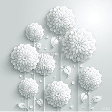 ОРТО fv 30473 3D цветы (2)