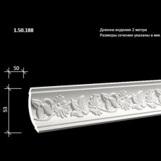 Европласт потолочный плинтус с орнаментом1.50.188