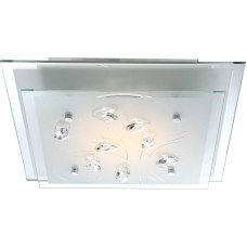 Светильник настенно-потолочный Globo 40419, хром, LED, 1x17,5W