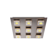 Светильник настенно-потолочный Globo 49208-9, матовый никель, LED, 9x3W