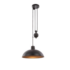 Светильник подвесной Globo 15075, черный, E27, 1x60W