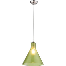 Светильник подвесной Globo 15234G, зеленый, E27, 1x60W