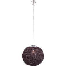 Светильник подвесной Globo 1593, коричневый, E27, 1x60W