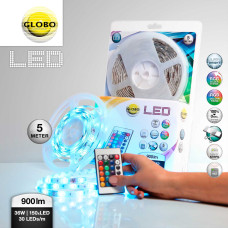 Светодиодная лента Globo 38990, rgb, RGB LED, 150x0,17W