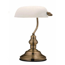 Настольная лампа Globo 2492, античная бронза, E27, 1x60W