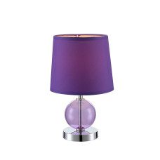 Настольная лампа Globo 21666, фиолетовый, E14, 1x40W