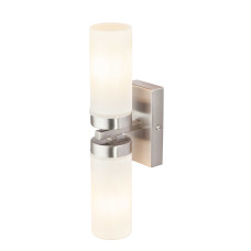 Светильник для ванной комнаты Globo 7816, матовый никель, E14, 2x40W