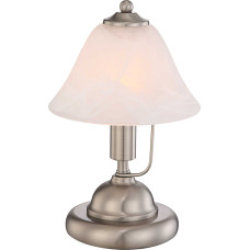 Настольная лампа Globo 24909, матовый никель, E14, 1x40W