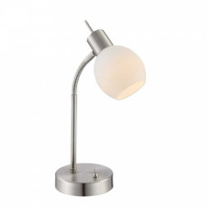 Настольная лампа Globo 54351-1TO, матовый никель, E14, 1x40W