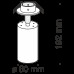 Потолочный светильник Technical C018CL-01B